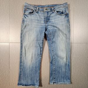 POLO JEANS CO Ralph Lauren Y2K Stretch Cropped Jean Denim Womens Size 4
